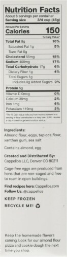 Cappello's® Fettuccine Almond Flour Pasta Perspective: right
