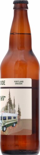 Breakside Brewery Sunshine Pilsner Beer Single Bottle Perspective: right