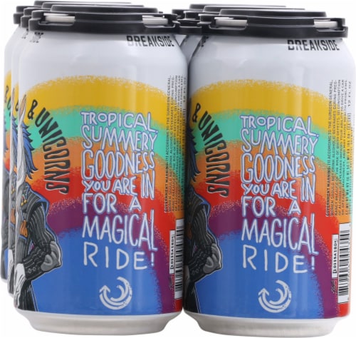 Breakside Brewery Rainbows & Unicorns IPA Perspective: right