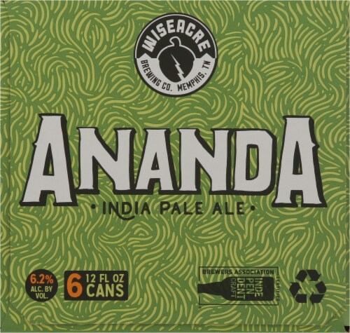 Wiseacre Brewing Co. Ananda India Pale Ale Perspective: right