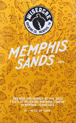 Wiseacre Brewing Co. Memphis Sands Lager Perspective: right