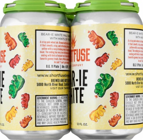 Shrt Fuse Bear-Ie Wh Can Perspective: right