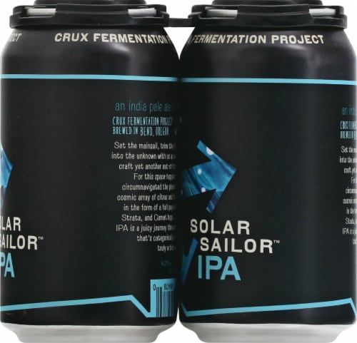 Crux Fermentation Project Solar Sailor IPA Beer Perspective: right