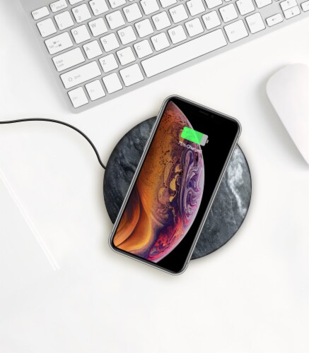 Eggtronic Marble Wireless Phone Charger -  Black Perspective: right