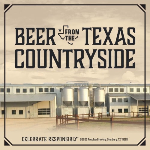 Revolver Brewing Blood & Honey Ale Craft Beer Single Can Perspective: right
