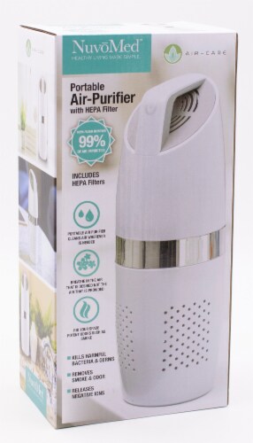 NuvoMed™ Portable Air Purifier with HEPA Filter Perspective: right