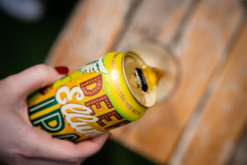 Deep Ellum Brewing Co IPA Beer Perspective: right