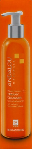 Andalou Naturals Meyer Lemon Creamy Cleanser Perspective: right