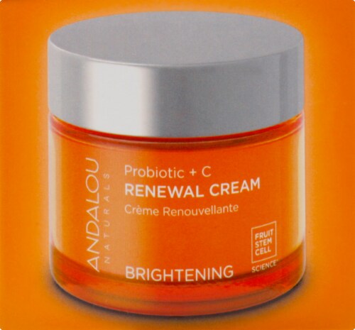 Andalou Naturals Probiotic + C Brightening Renewal Cream Perspective: right
