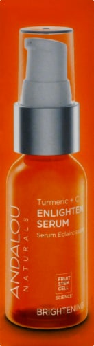 Andalou Naturals Turmeric & C Enlighten Serum with Vitamin C Brightening Perspective: right