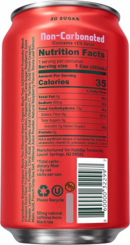 Halfday® Raspberry Iced Tea Perspective: right