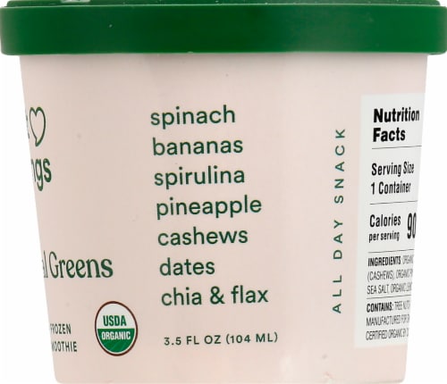 Sweet Nothings Tropical Greens Plant-Based Frozen Snack Perspective: right