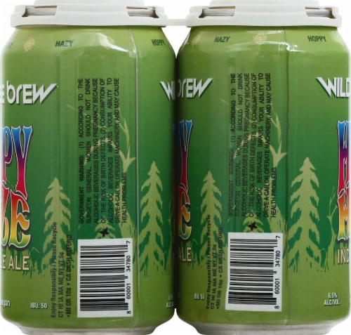 Pick N Save Wild Ride Brewing Hippy Haze Ipa Beer 6 Cans 12 Fl Oz