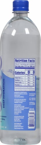Jove® Deep Hydration™ Alkaline Bottled Water Perspective: right