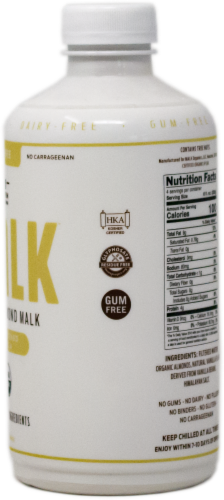 Malk Organic Unsweetened Vanilla Almond Malk Perspective: right