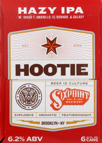 Sixpoint Brewery Hootie Hazy IPA Perspective: right
