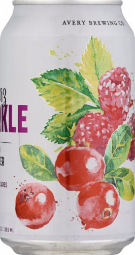 Avery Brewing Co. Cran Raz Sparkle Hard Seltzer Perspective: right