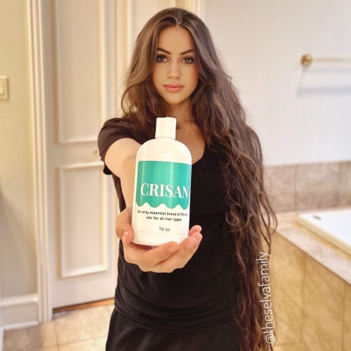 16 oz CRISAN Extreme Hair Strengthening Hair Care Oil Perspective: right