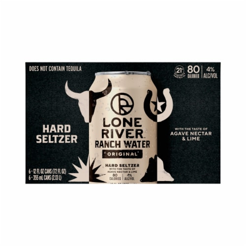 Lone River Ranch Water Original Hard Seltzer Perspective: right