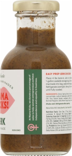 Mama Kicks Jerk Marinade Perspective: right