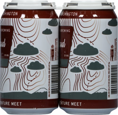 Barrel Mountain Brewing Ash Cloud Amber Ale Perspective: right