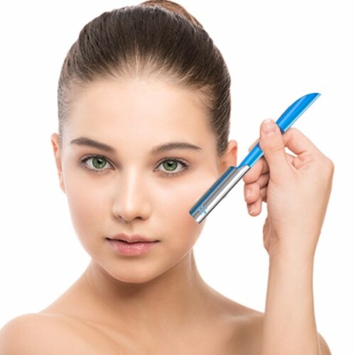 Eyebrow Razors Women Facial Razor for Hair Removal And Dermaplaning Tool To Remove Peach Fuzz Perspective: right