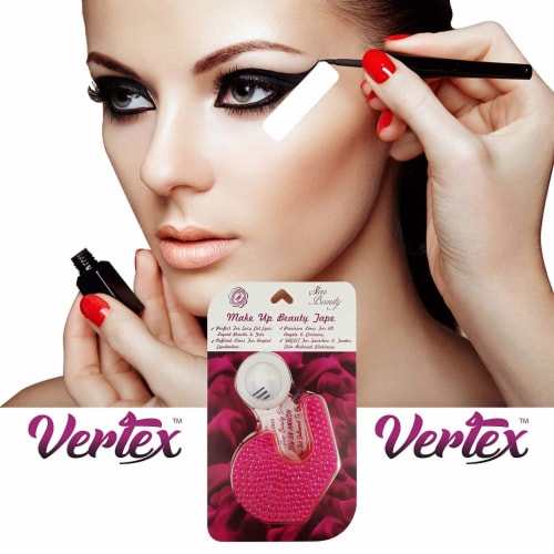 Vertex Beauty Makeup Tape For Eyeliner Eyeshadow for Women Cosmetic Tape  Angled Winged Liner, 1 Count - Pay Less Super Markets