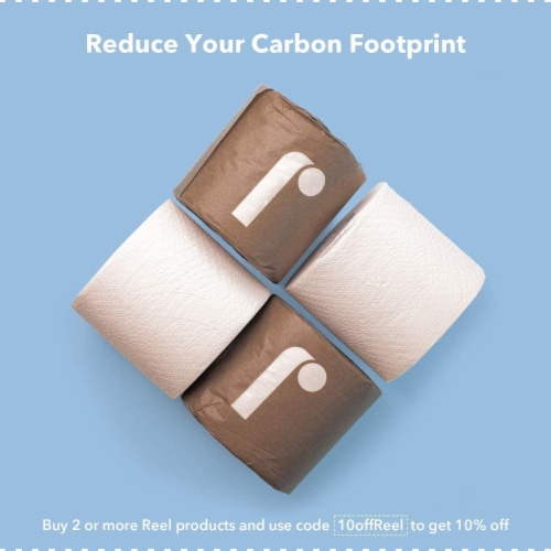 Reel® Premium Bamboo Toilet Paper Perspective: right