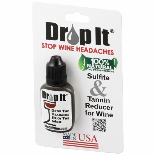 Drop It® Sulfite & Tannin Reducer for Wine Perspective: right