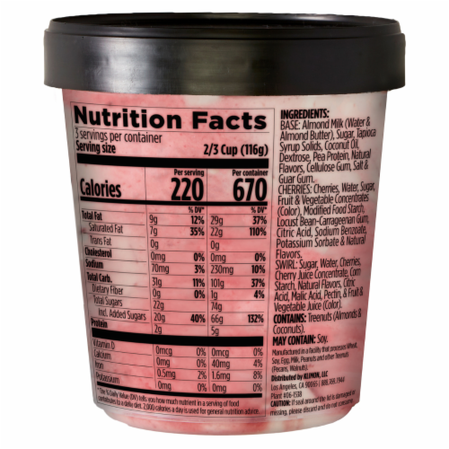 Klimon Cherry Bomb Dairy Free Frozen Dessert Perspective: right