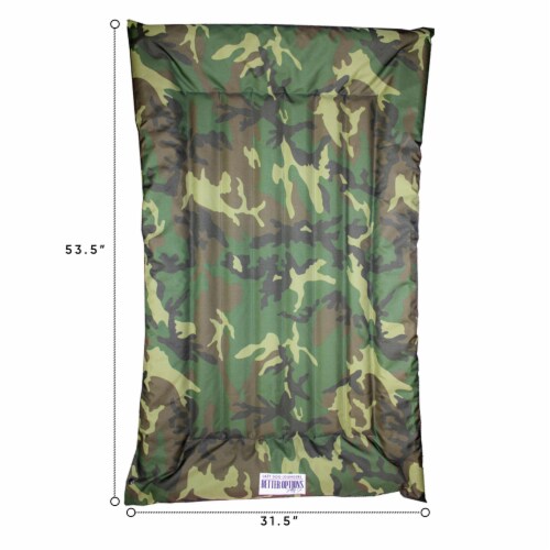 The Better Options Company Camo Lazy Dog Pool Lounger and Lake Raft Float, Large Perspective: right