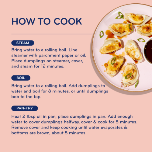 Laoban Ginger Chicken Dumplings Perspective: right
