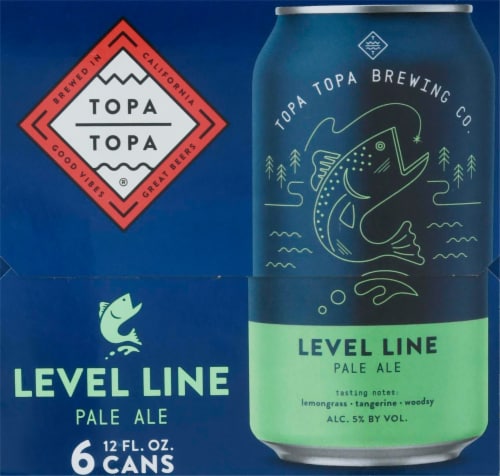 Topa Topa Brewing Co. Level Line Pale Ale Beer Perspective: right