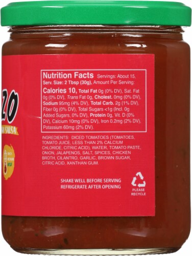 El Torazo Mild Chunky Salsa Perspective: right