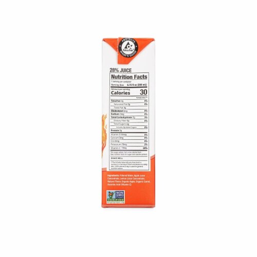 Blended Naturals™ Awesomely Apple Kids Juice Boxes Perspective: right