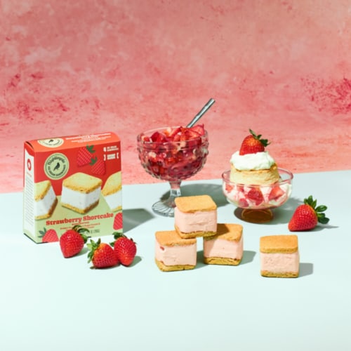 Nightingale® Strawberry Shortcake Ice Cream Sandwiches Perspective: right