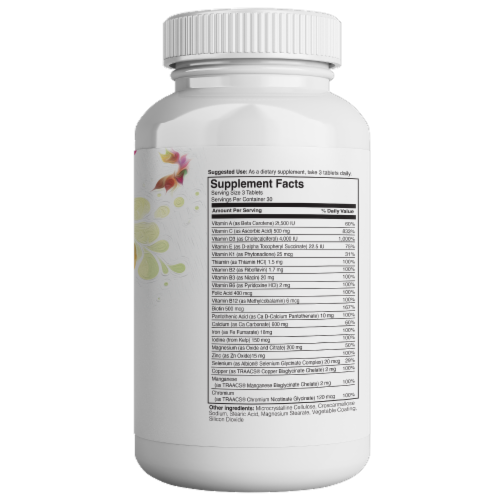 ThyVita Health Women's Ultra Dietary Supplement Perspective: right