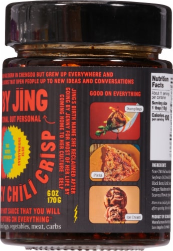 Fly By Jing Sichuan Extra Spicy Chili Crisp Perspective: right