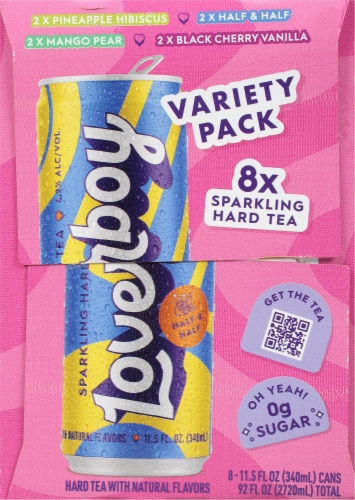 Loverboy Sparkling Hard Tea Variety Pack Perspective: right