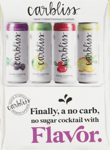 Carbliss® Canned Cocktails Variety Pack Perspective: right
