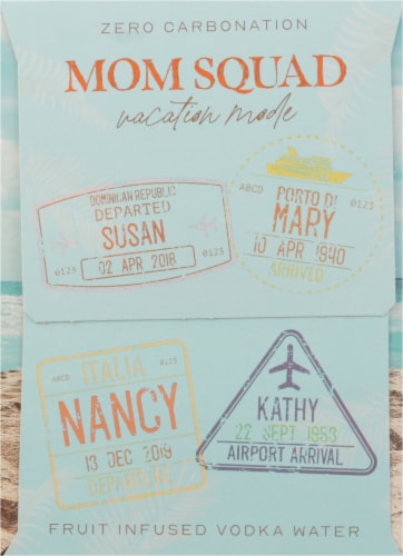 Mom Water® Mom Squad Vacation Mode Fruit Infused Vodka Water Variety Pack Perspective: right