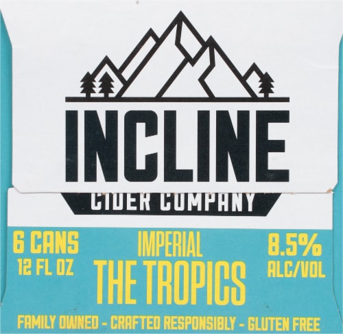 Incline Cider Company Imperial The Tropics Craft Cider Perspective: right