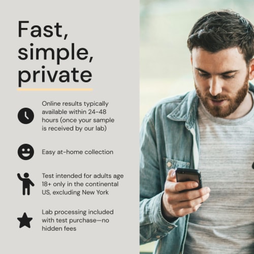 Simple HealthKit At-Home Common STD Test For Chlamydia-Gonorrhea-Trichomoniasis Perspective: right