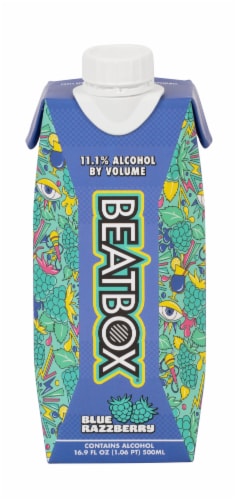 BeatBox Red, White, and Blue Variety 6 Pack, 500Ml Perspective: right
