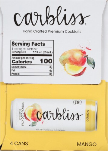 Carbliss® Mango Vodka Cocktail Perspective: right