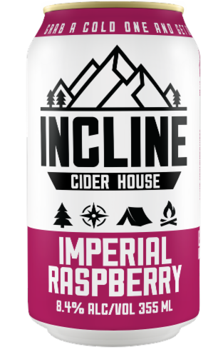 Incline Imperial Raspberry Cider Perspective: right