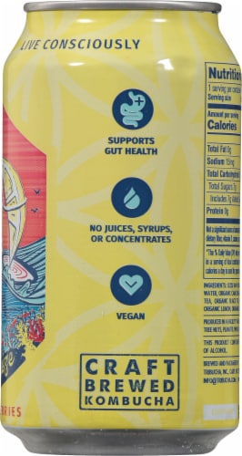 Tribucha Main Squeeze Kombucha Perspective: right