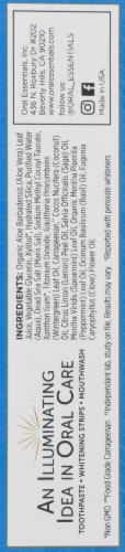 Lumineux® Oral Essentials Certified Non-Toxic Whitening Toothpaste Perspective: right