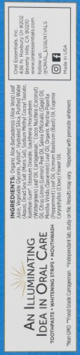 Lumineux® Oral Essentials Certified Non-Toxic Whitening Toothpaste Perspective: right