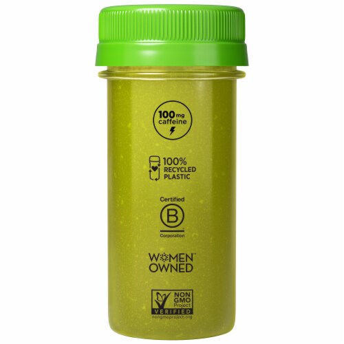 So Good So You Mango Spinach Energy Probiotic Shot Perspective: right